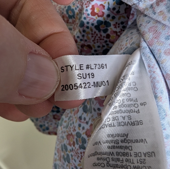 J.Crew Slim Untucked Floral Button Down Shirt Men’s L Secret Wash Preppy Coastal - Picture 6 of 7